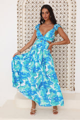Love The Fit Midi Dress Blue
