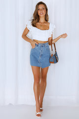 ABRAND A Aline Skirt Walk In On