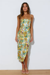 Find Yourself Midi Dress Yellow
