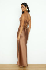 LIONESS Devon Maxi Skirt Russet
