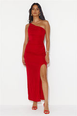 Steal The Attention Maxi Dress Red