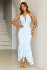 Pretty Haze Maxi Dress Blue