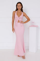 Coral Cove Maxi Skirt Pink