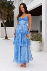 Your Style Story Maxi Dress Blue