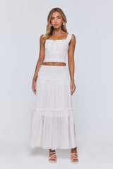 Salt Kissed Lace Set White