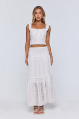 Salt Kissed Lace Set White