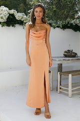 Golden Thoughts Maxi Dress Orange