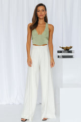 Take My Heart Crop Top Green