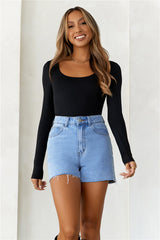 BASE Second Skin Long Sleeve Bodysuit Black
