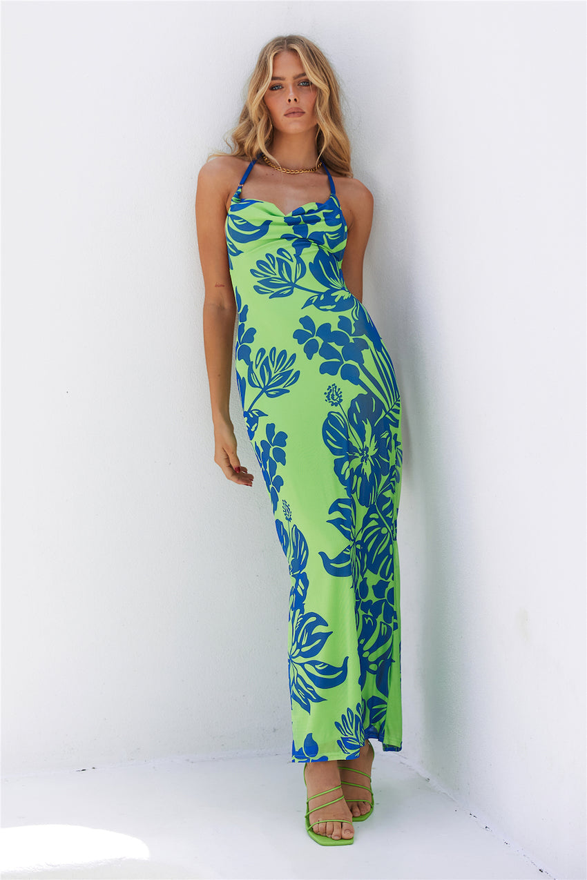 By The Pool Maxi Dress Blue