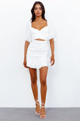Move To My Beat Dress White