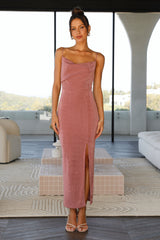 Whats Happening Midi Dress Dusty Pink