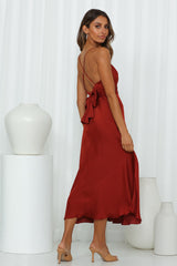 Jane Midi Dress Chocolate