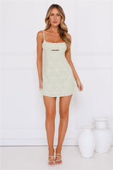 Timeless Tranquility Mini Dress Green