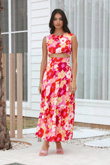 Picnic At Sunset Maxi Dress Pink