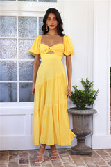 Daytime Dance Maxi Dress Yellow