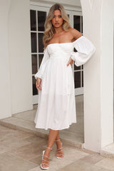 Fun Lover Midi Dress White