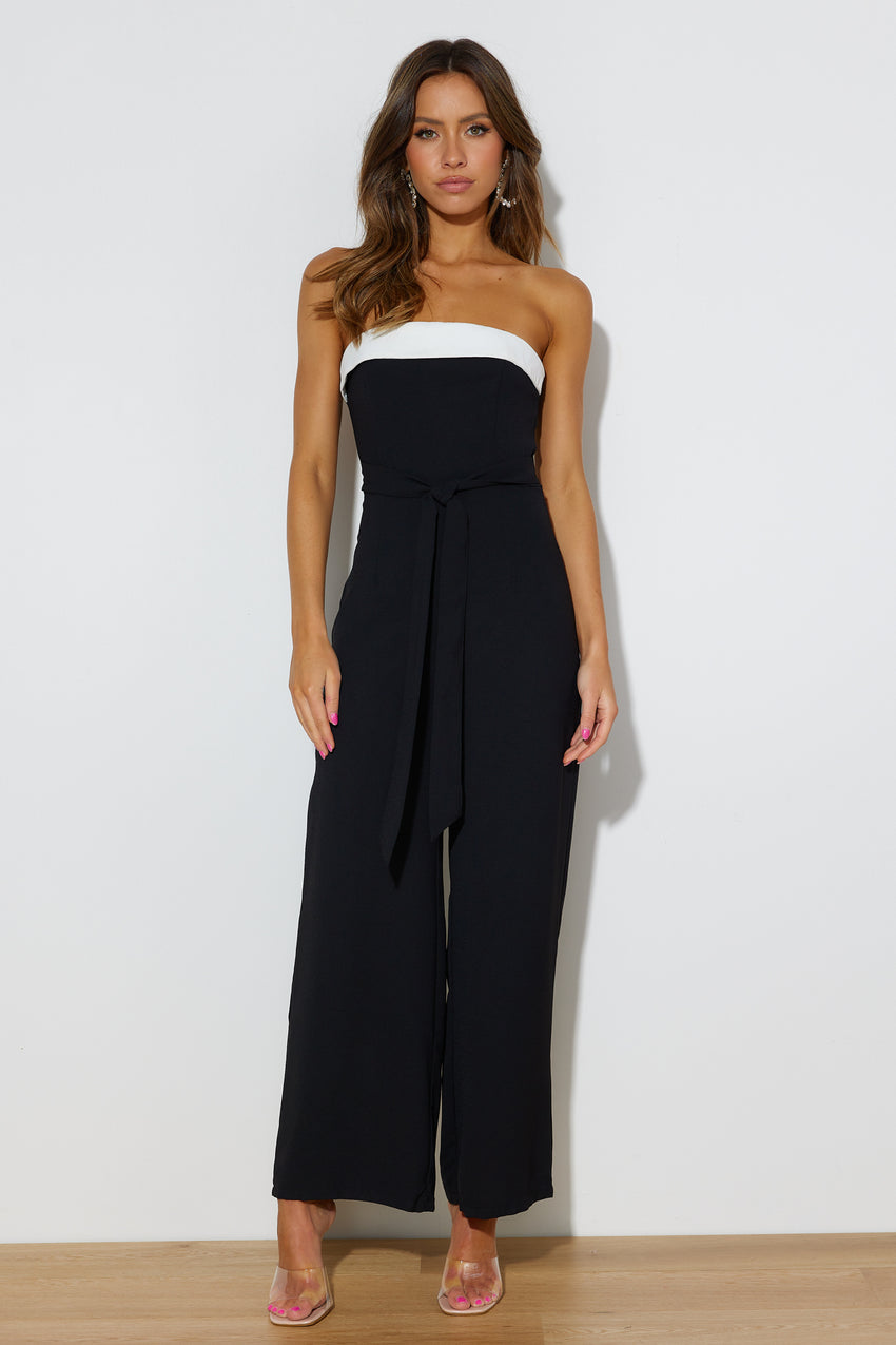 Shop With Me Jumpsuit Black