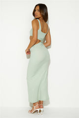 Polished Maxi Dress Sage
