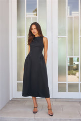 Style Spectacular Midi Dress Black