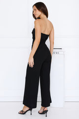 After Hours Elixir Strapless Jumpsuit Black