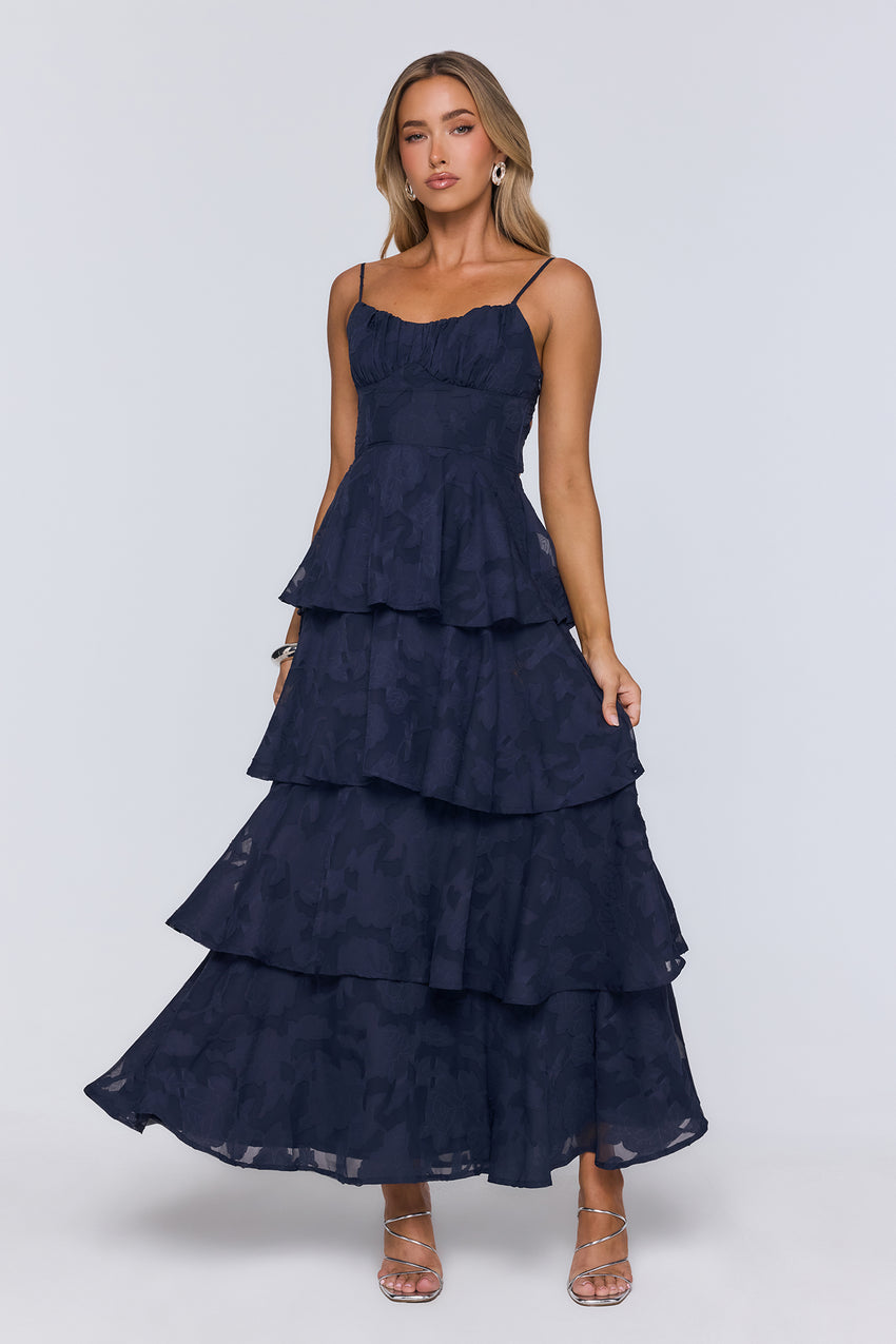 Thriving Now Maxi Dress Navy