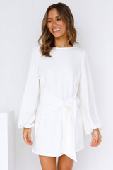 Life Out There Dress White