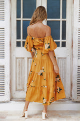Heating Up Szn Maxi Dress Orange