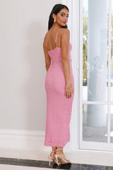 True Mettle Midi Dress Pink