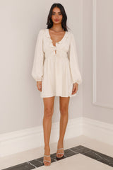 Be the Change Mini Dress Cream