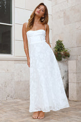 Softest Sand Maxi Dress White