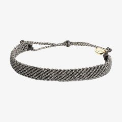 Flat Wide Woven Bracelet