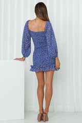 Just A Number Dress Blue