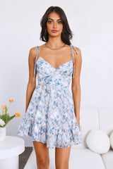 Spinning Daze Dress Blue