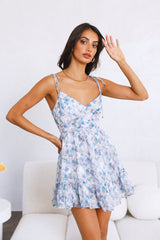 Spinning Daze Dress Blue